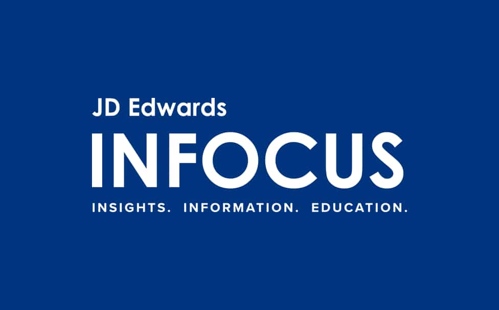 JD Edwards INFOCUS