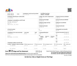 Government W2 Form thumbnail fullpage