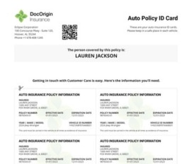 Insurance Policy Card thumbnail
