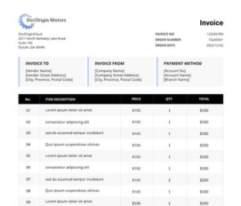 Manufacturing Invoice thumbnail