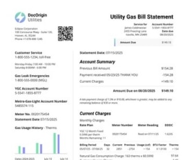 Utilities Gas Bill thumbnail
