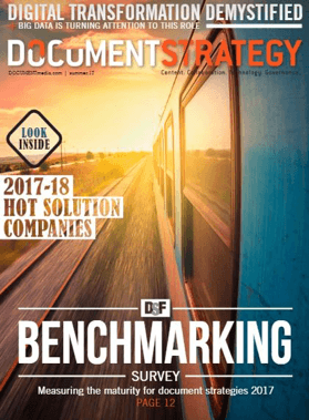 Document Strategy Magazine cover featuring Eclipse Corporation as Hot Company